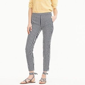 J.Crew Martie Pant in Bi-stretch Gingham